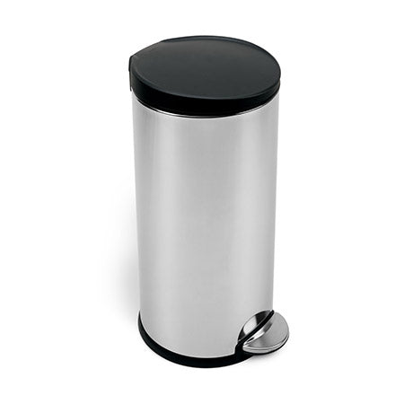 simplehuman-30l-classic-round-step-can-con-coperchio-in-plastica-pattumiera-roto image 4