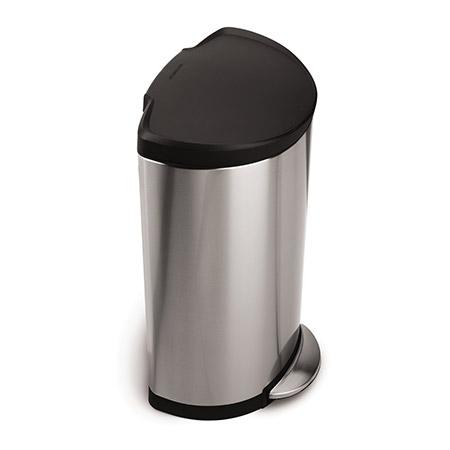 simplehuman-30l-semi-round-step-can-cestello-a-pedale-in-acciaio-semicircolare-3 image 1