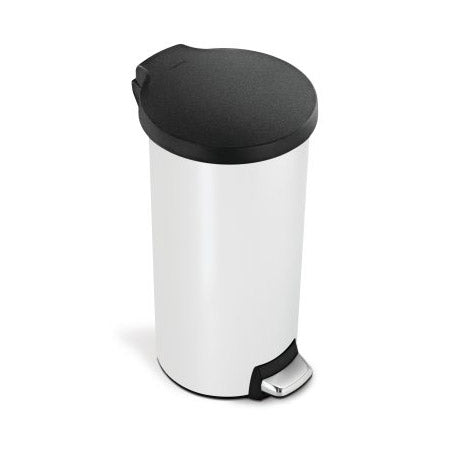 simplehuman-30l-classic-round-step-can-con-coperchio-in-plastica-pattumiera-roto image 3