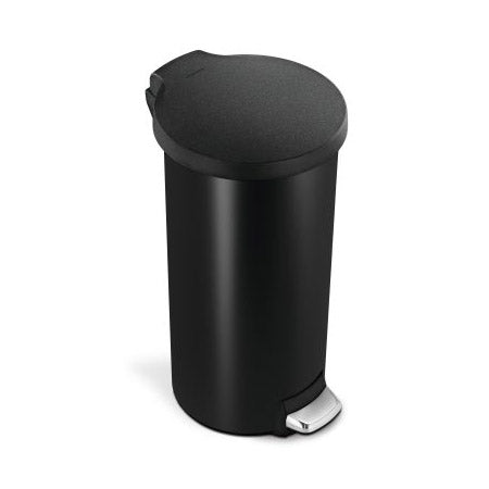 simplehuman-30l-classic-round-step-can-con-coperchio-in-plastica-pattumiera-roto image 1