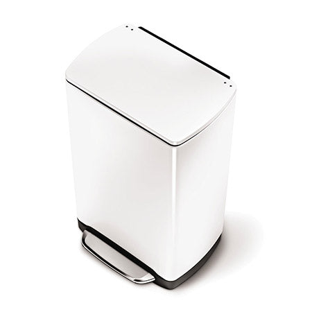 simplehuman-38l-wide-step-rectangular-trash-can-cestino-pedale-rettangolare-38-l image 1