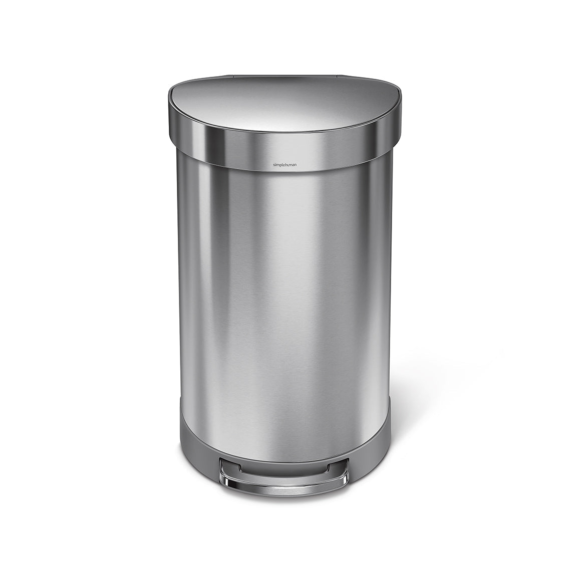 simplehuman-studio-45l-semi-round-step-can-pattumiera-semitonda-in-acciaio-inox image 1