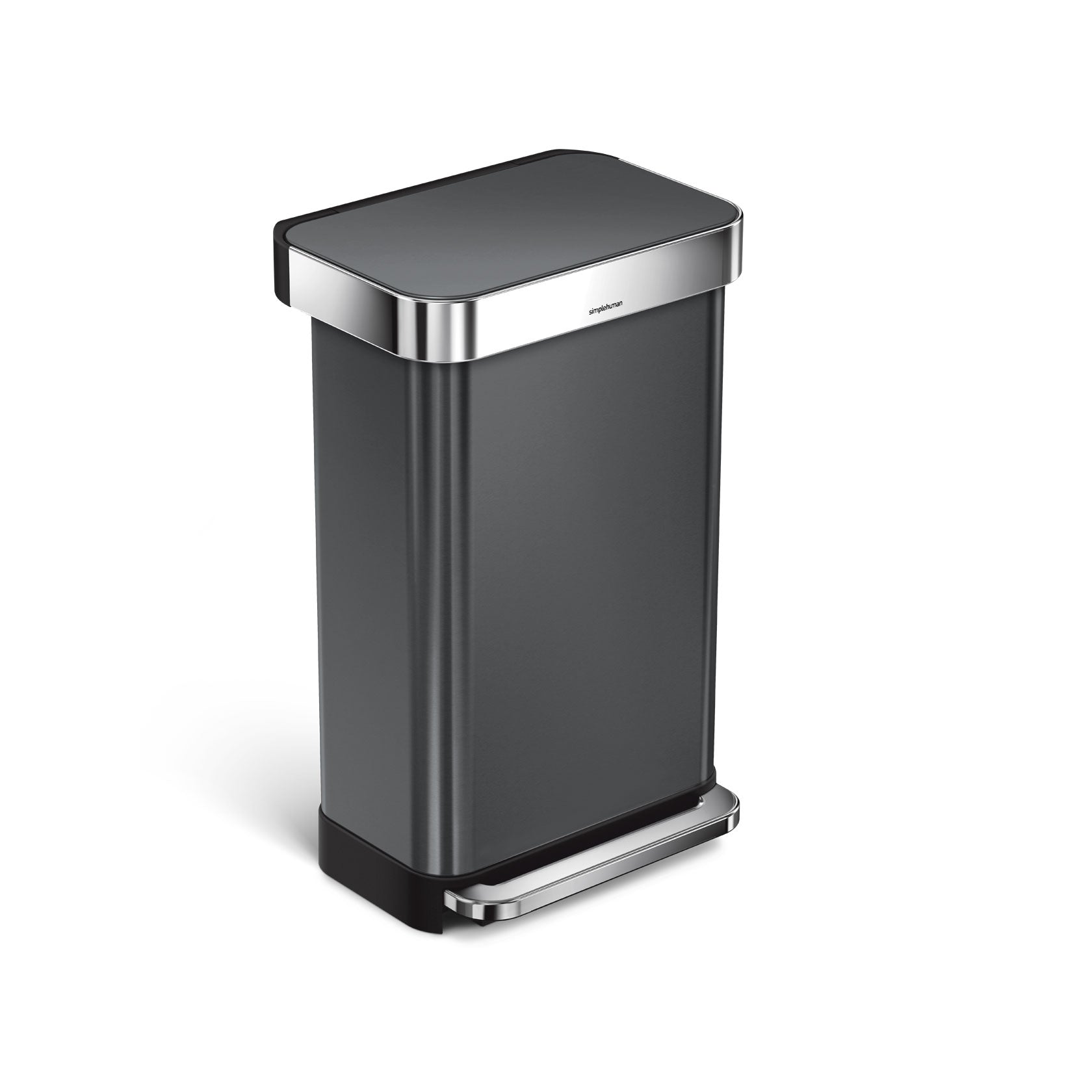 simplehuman-studio-45l-pattumiera-rettangolare-a-pedale-da-45-litri-con-liner-po image 2
