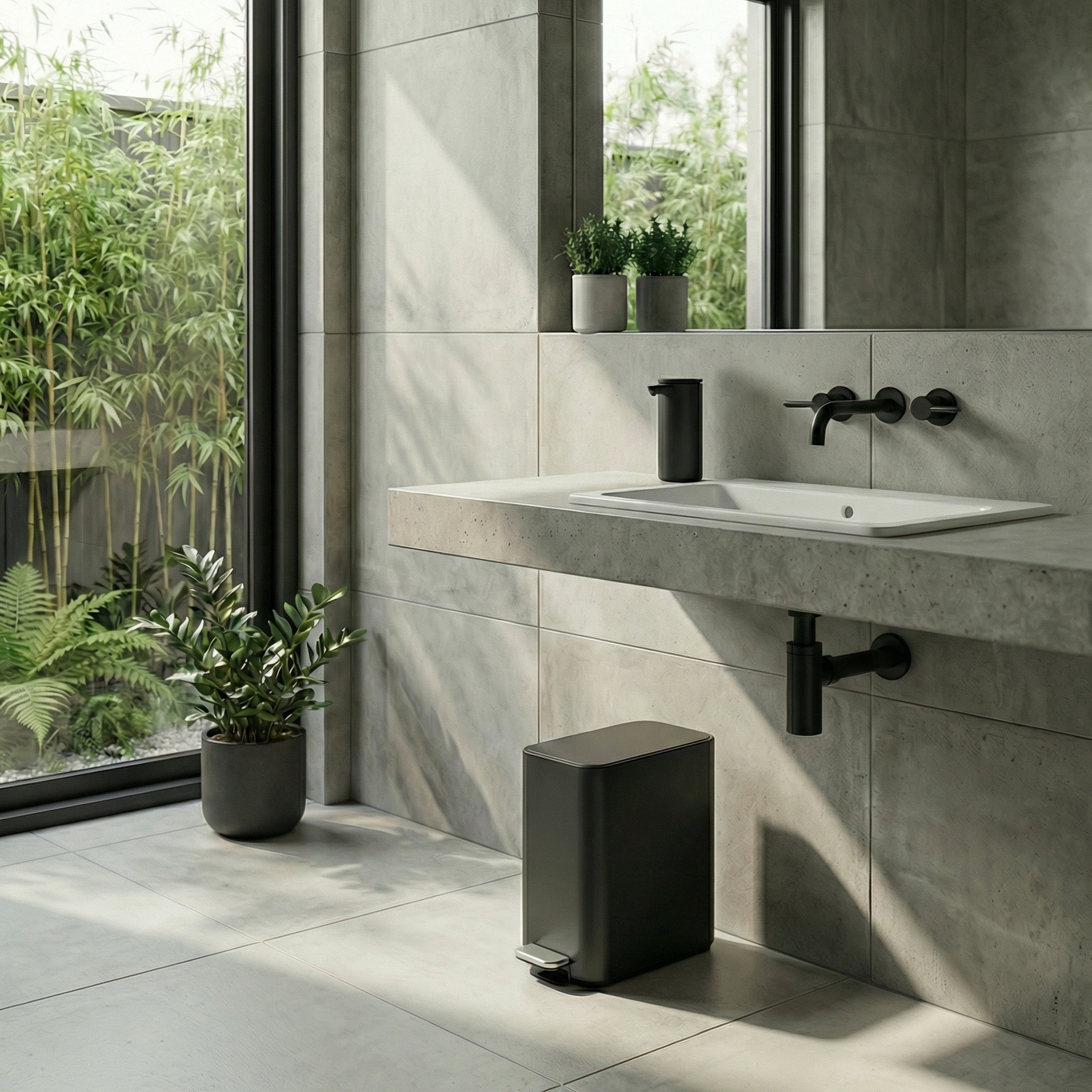 simplehuman-5l-slim-step-can-cestello-a-pedale-slim-5-litri-con-tasca-portasacch image 8