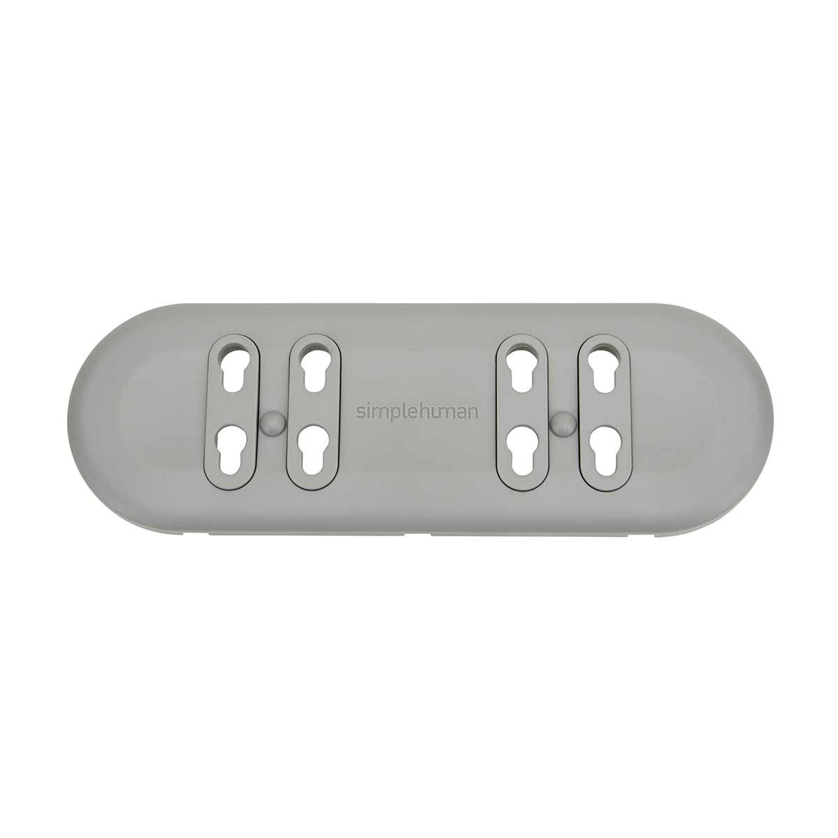 simplehuman-twin-wall-plate-pd0391-piastra-a-muro-di-ricambio-per-dispenser-dopp image 1