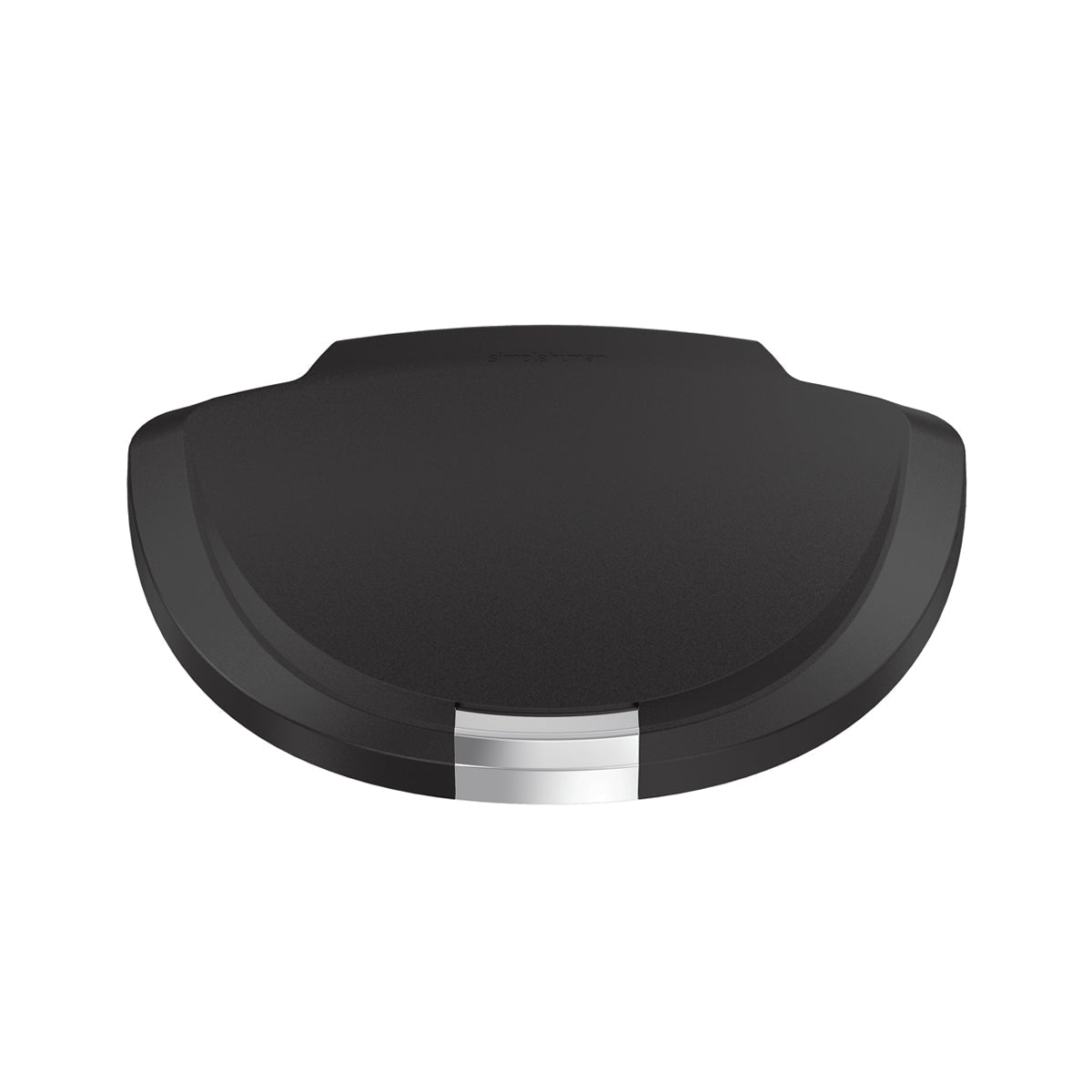 simplehuman-coperchio-semitondo-in-plastica-nera-con-chiusura-scorrevole-ricambi image 1