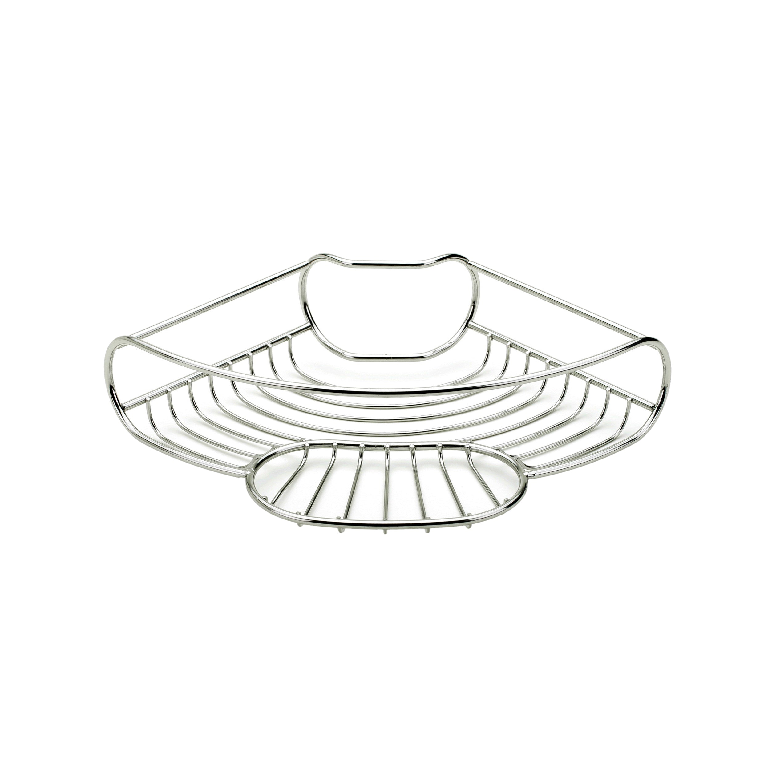 simplehuman-portasapone-wire-frame-con-portasapattina-accessorio-da-bagno-in-acc image 1