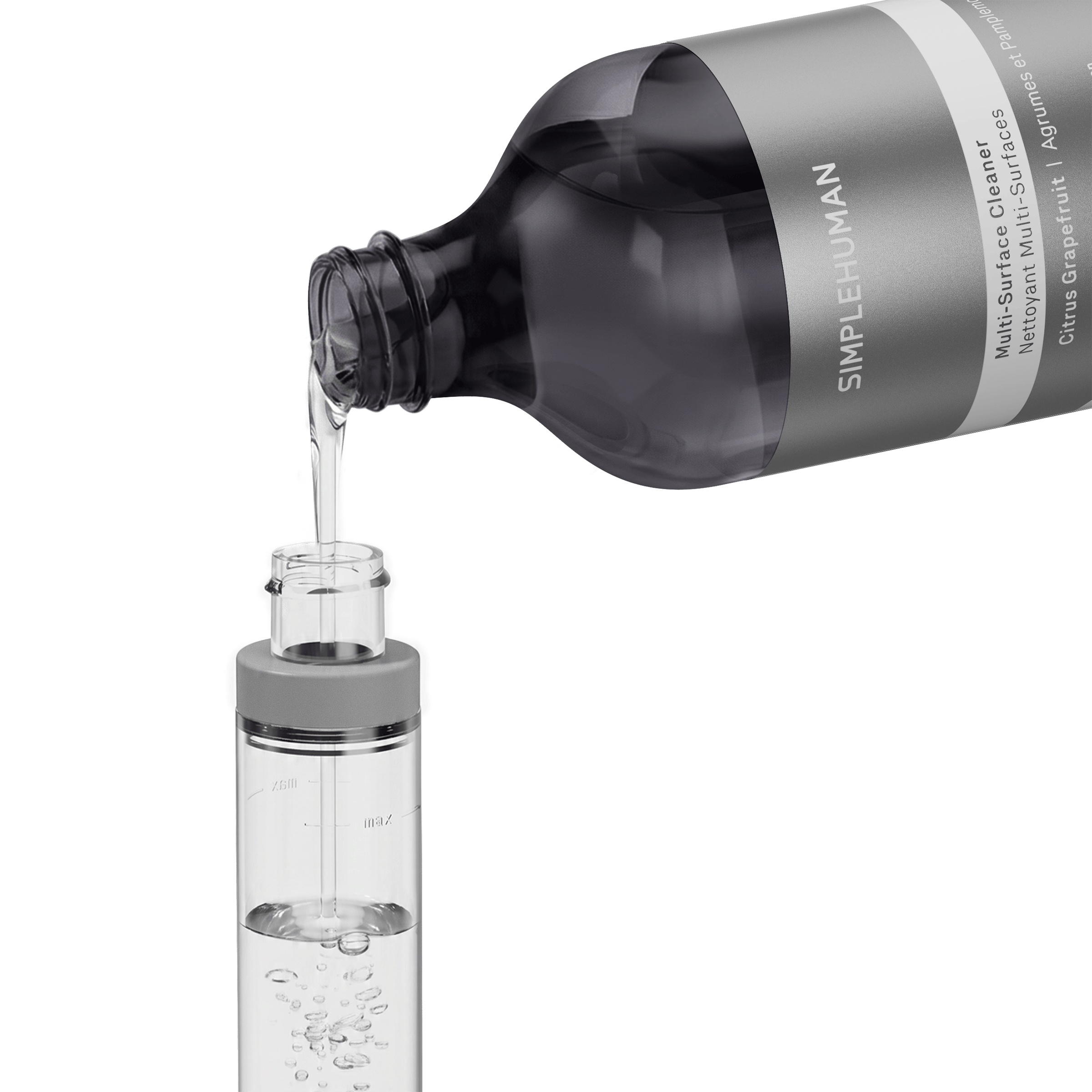 simplehuman-porta-rotolo-carta-da-cucina-con-spray-integrato-supporto-da-bancone image 5