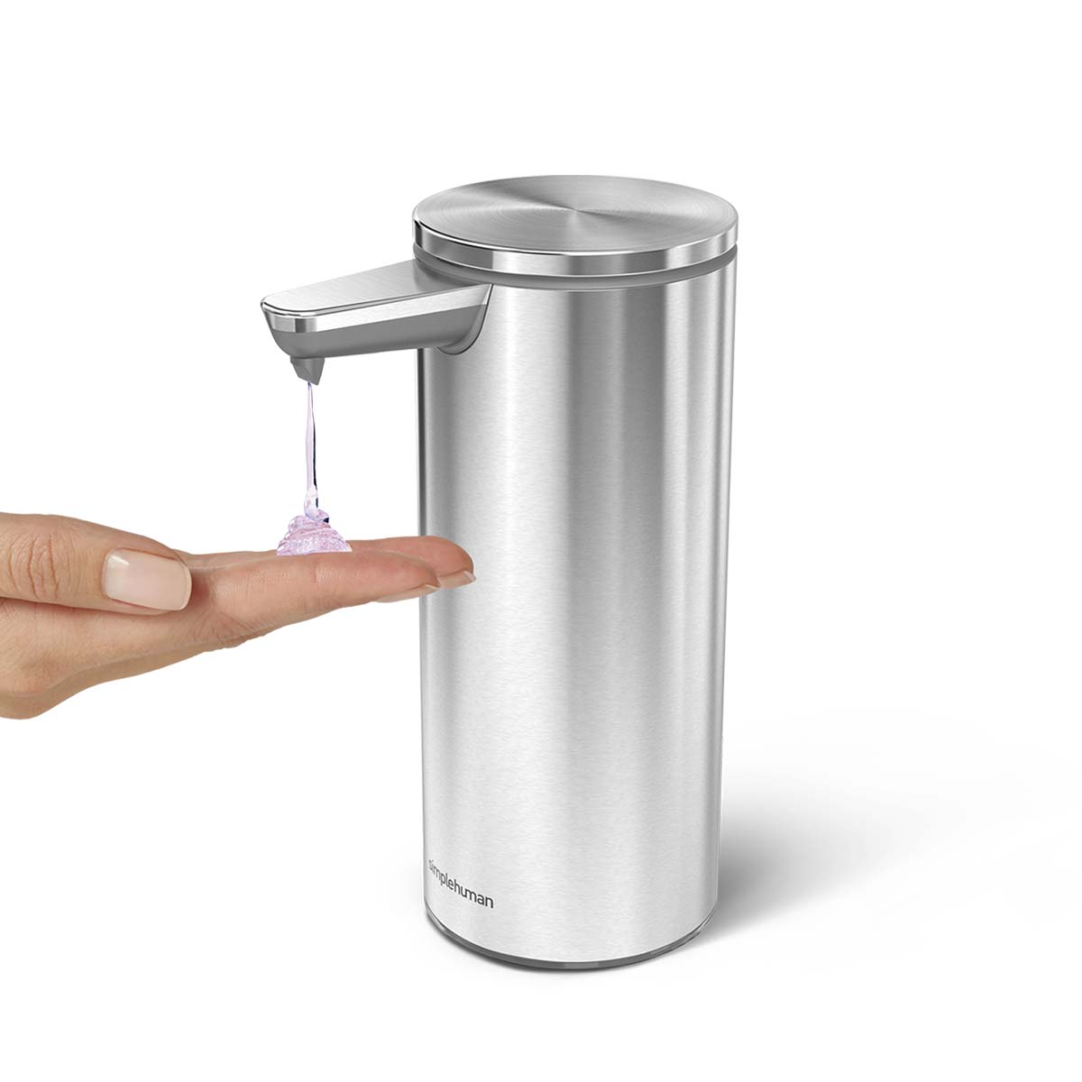 simplehuman-9-oz-rechargeable-liquid-sensor-pump-2022-dispenser-sapone-automatic image 2