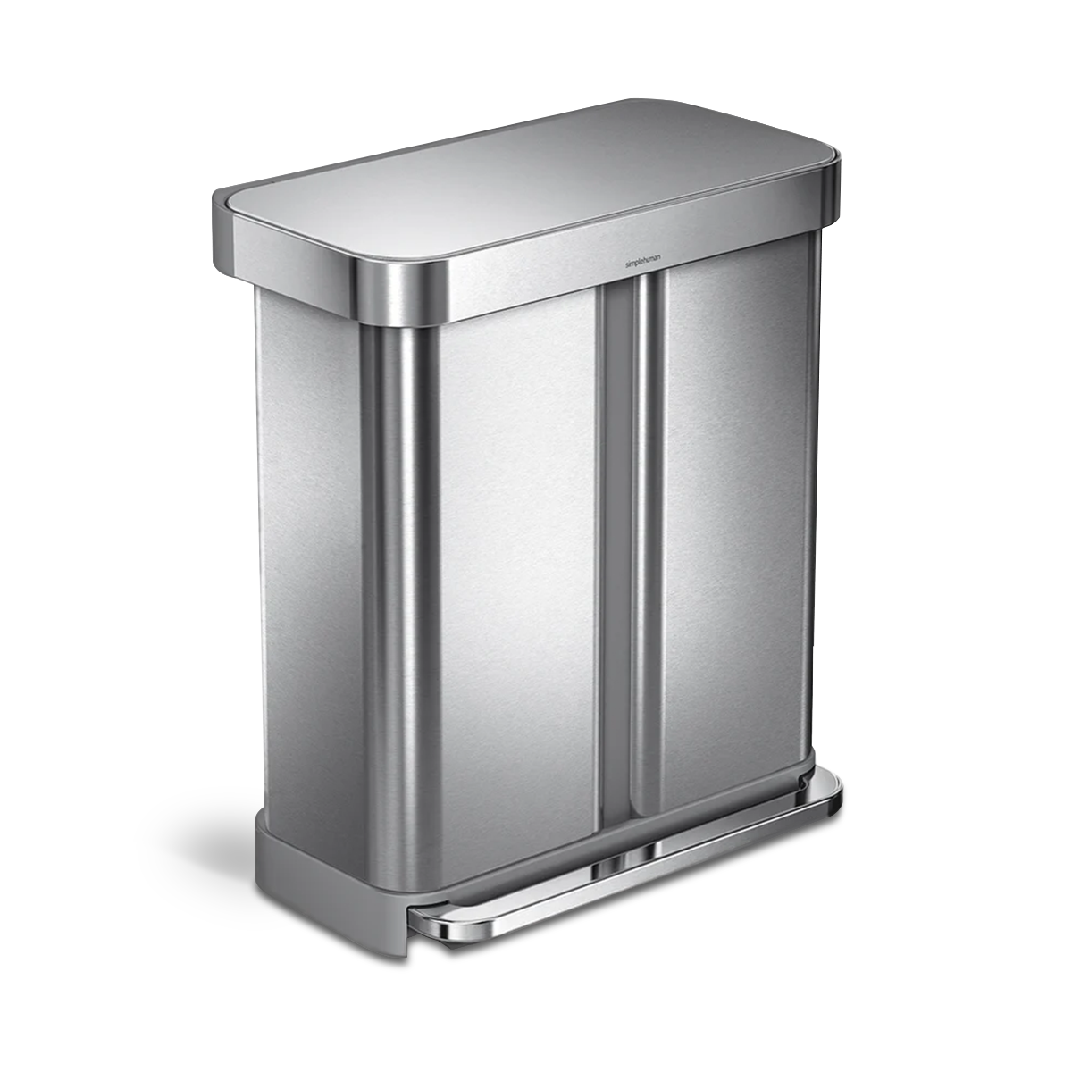 simplehuman-gen1-58l-dual-compartment-rectangular-sensor-can-pattumiera-sensore- image 2