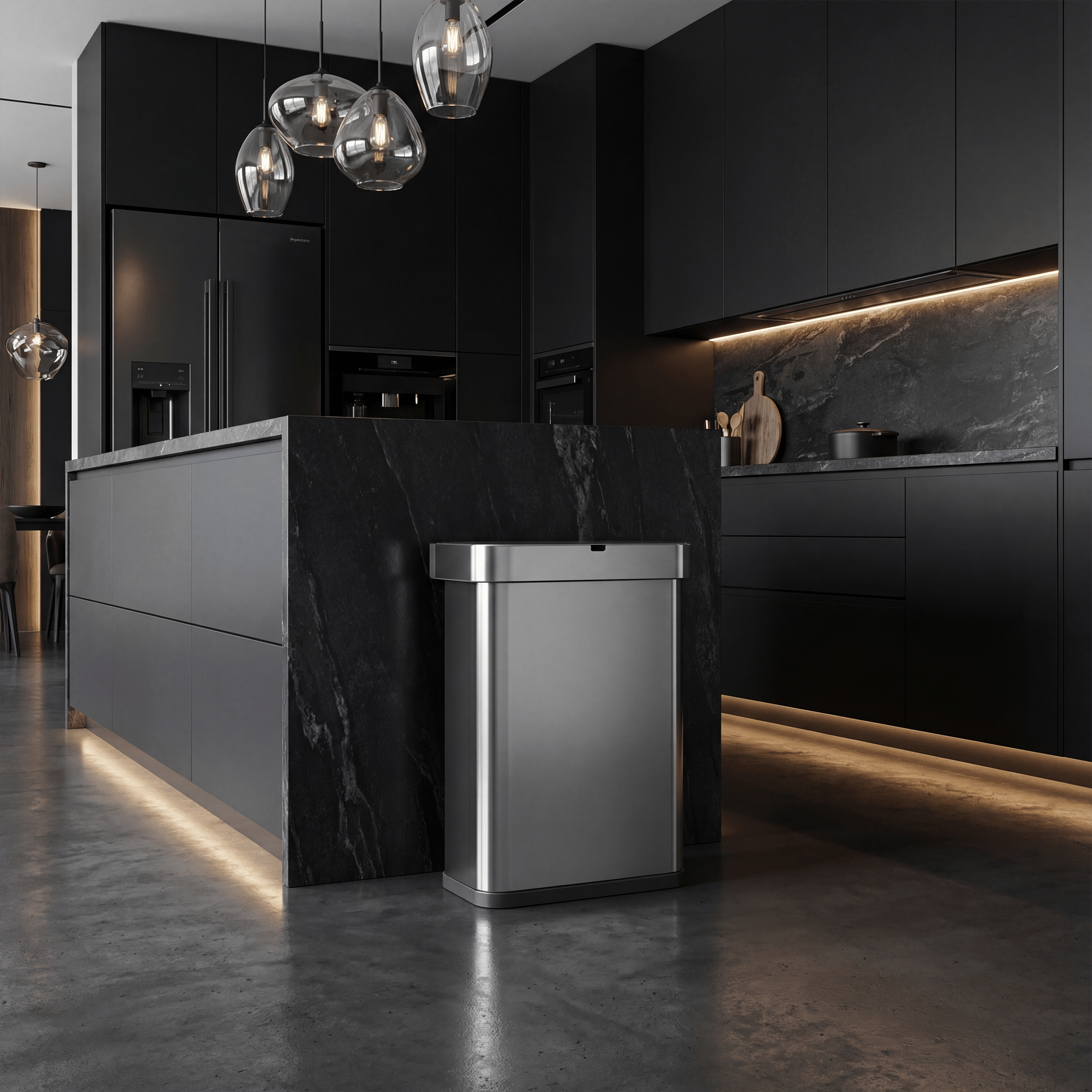 simplehuman-58l-sensor-can-pattumiera-con-sensore-e-comando-vocale-per-cucina image 2
