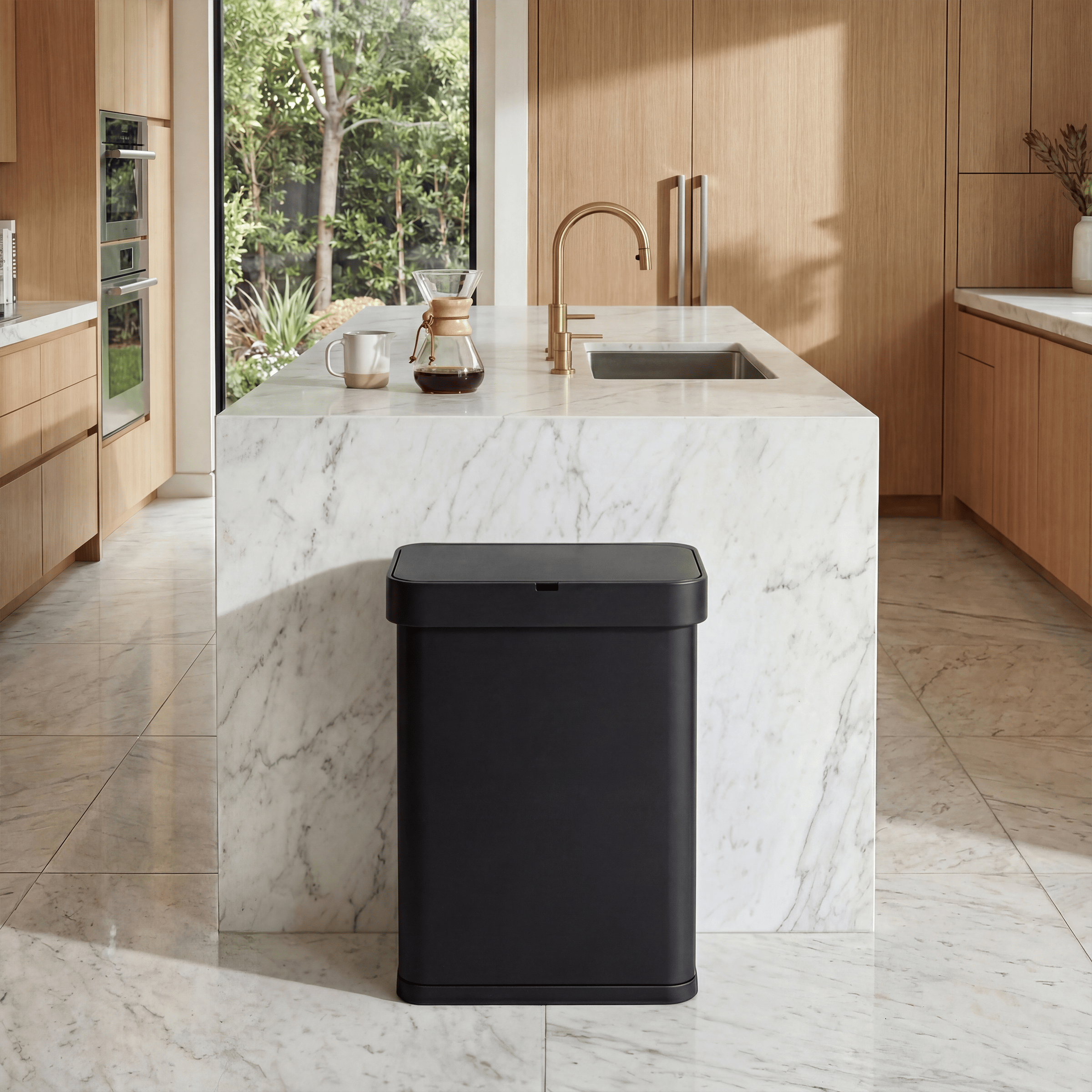 simplehuman-58l-sensor-can-pattumiera-con-sensore-e-comando-vocale-per-cucina image 8
