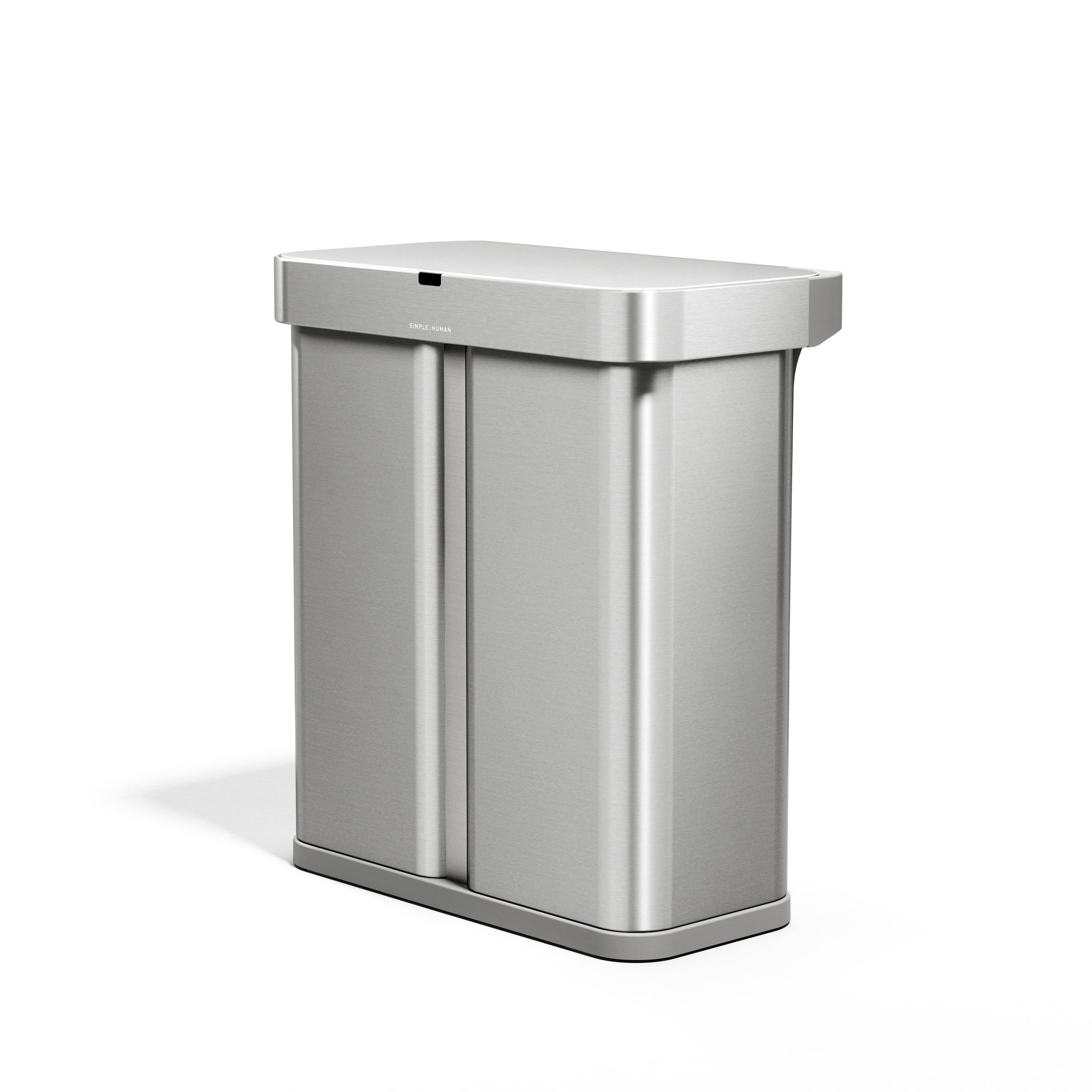 simplehuman-58l-sensor-recycler-cestino-riciclaggio-dual-compartment-con-sensore image 3