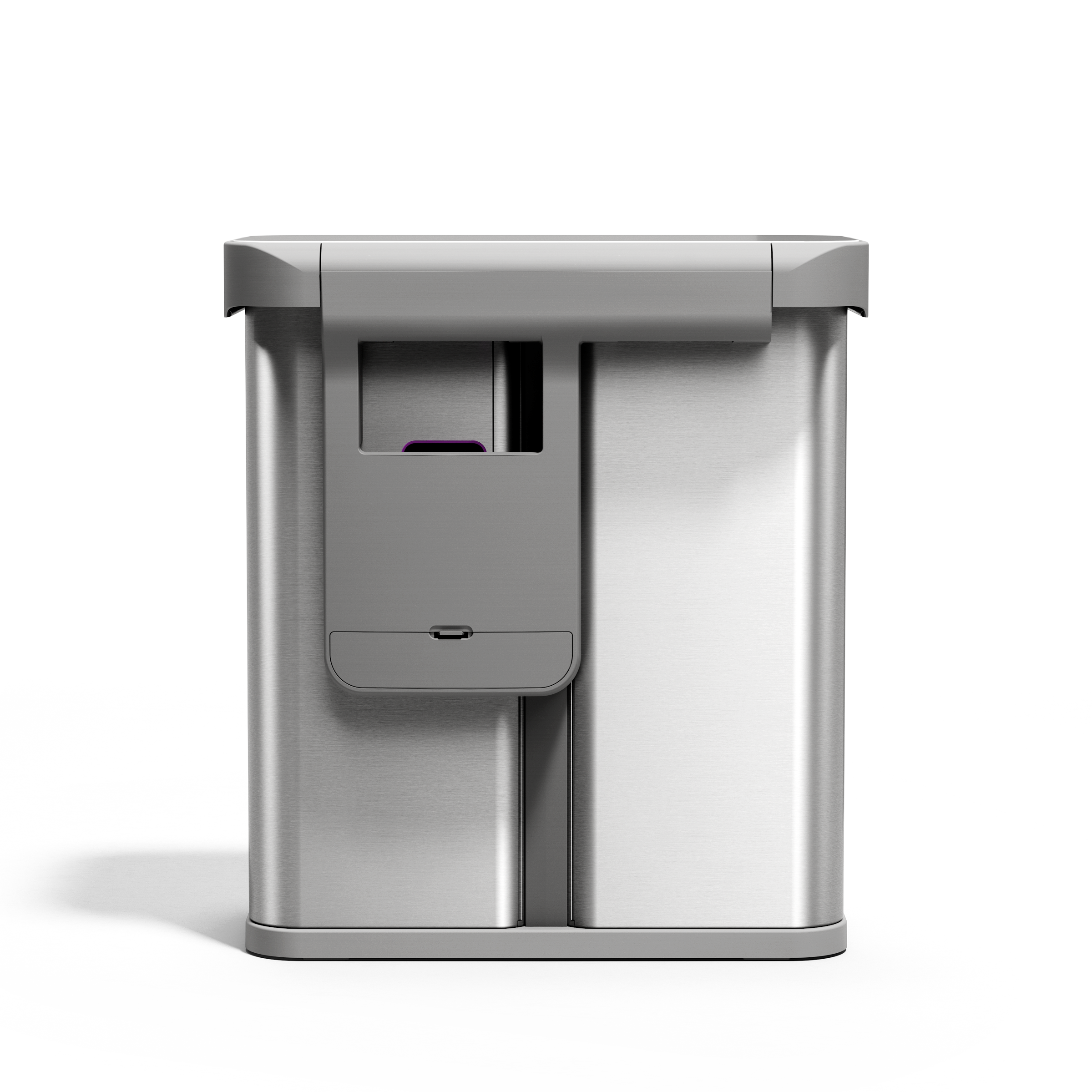 simplehuman-58l-sensor-recycler-cestino-riciclaggio-dual-compartment-con-sensore image 5