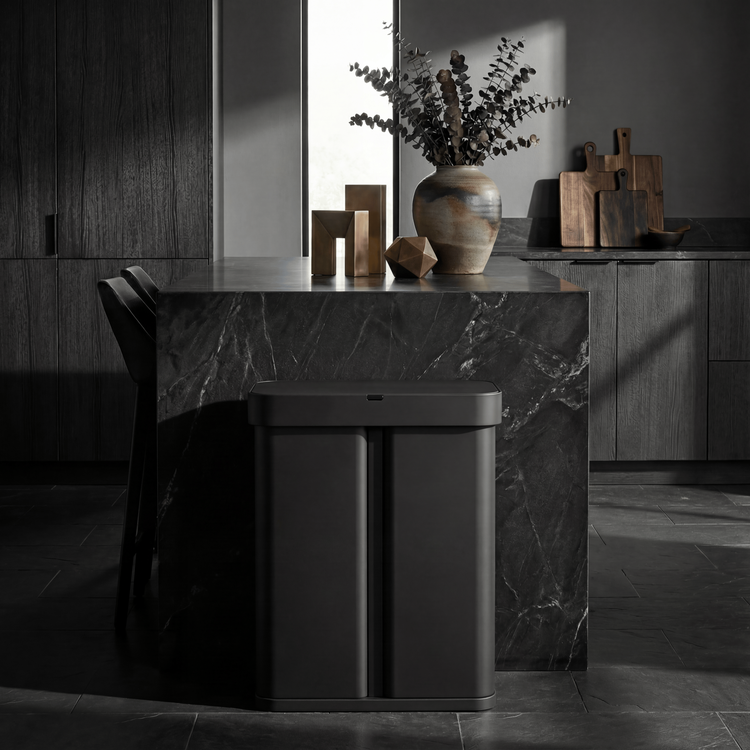 simplehuman-58l-sensor-recycler-cestino-riciclaggio-dual-compartment-con-sensore image 8