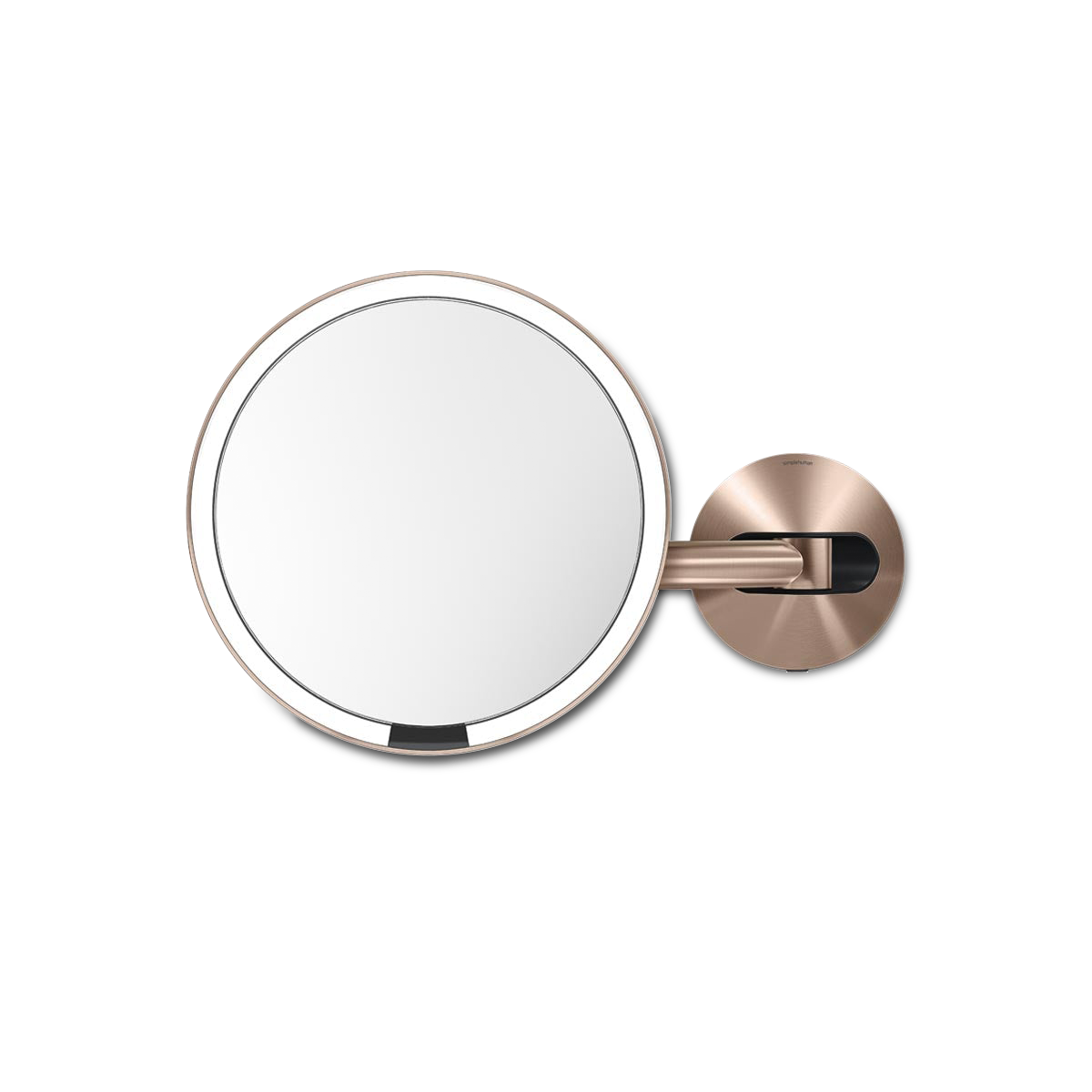 simplehuman-specchio-sensor-hard-wired-da-parete-luce-tru-lux-automatica-braccio image 5