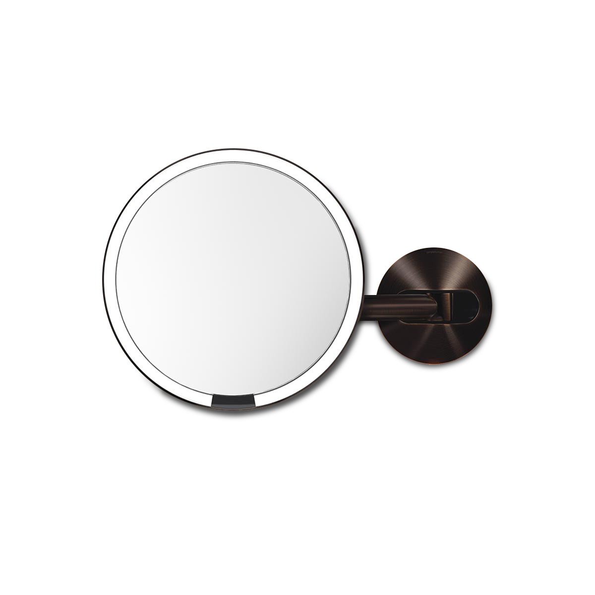 simplehuman-specchio-sensor-hard-wired-da-parete-luce-tru-lux-automatica-braccio image 6