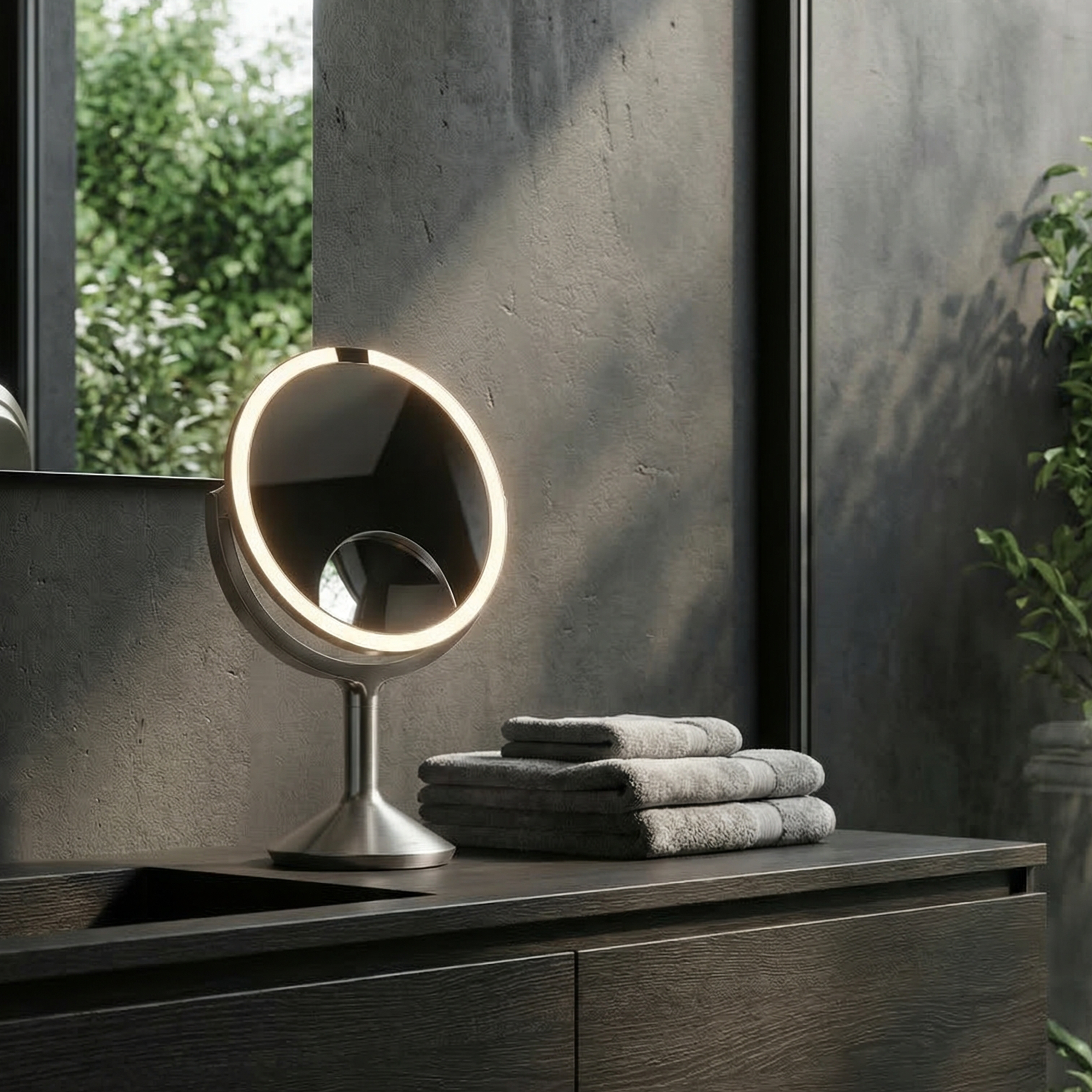simplehuman-sensor-mirror-trio-max-specchio-da-trucco-a-sensore-da-tavolo-10-pol image 8