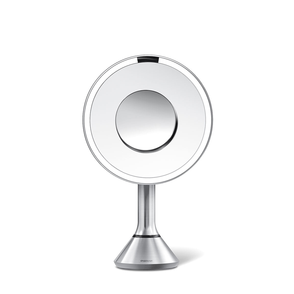 simplehuman-sensor-mirror-round-8-pollici-con-lente-dettaglio-10x-specchio-trucc image 1
